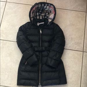 Girls Burberry Coat-Size 7